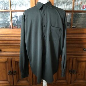 EUC Alfani Men's Dark Gray Button-Down Shirt